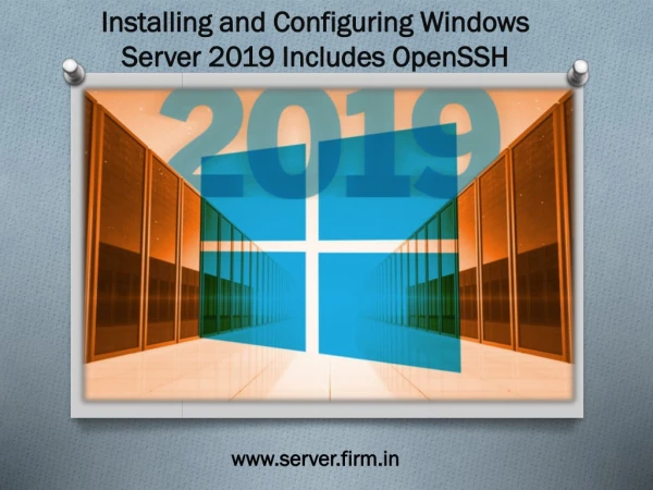 Installing and Configuring Windows Server 2019 Includes OpenSSH