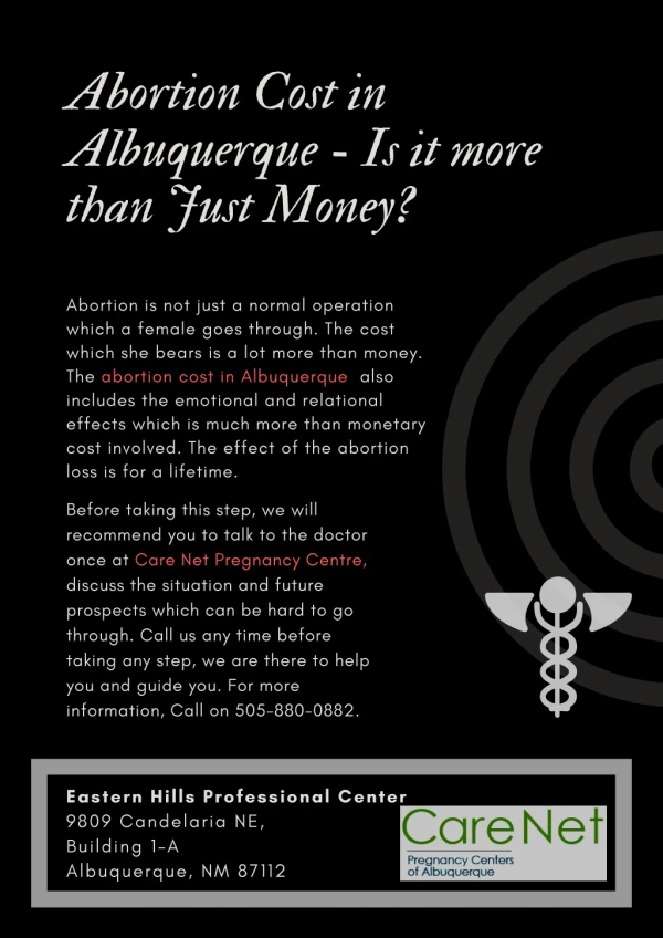 Abortion Cost in Albuquerque - Is it More Than Just Money?