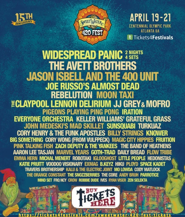 Sweetwater 420 Fest 2019 Lineup