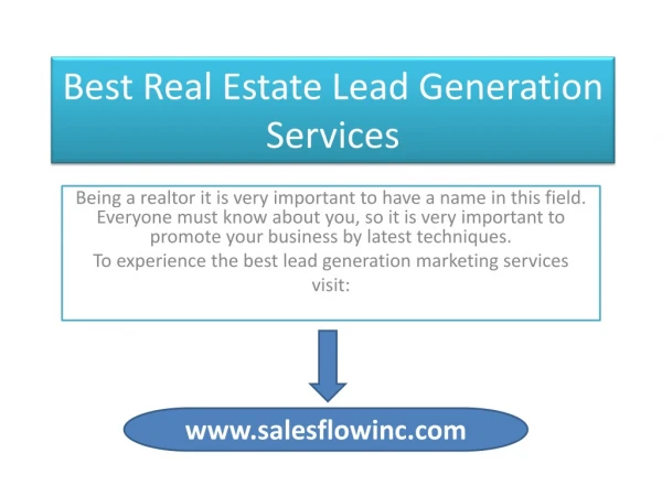 Best Real Estate Lead Generation Services