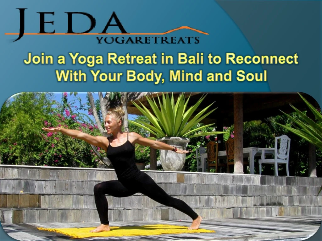 join a yoga retreat in bali to reconnect with