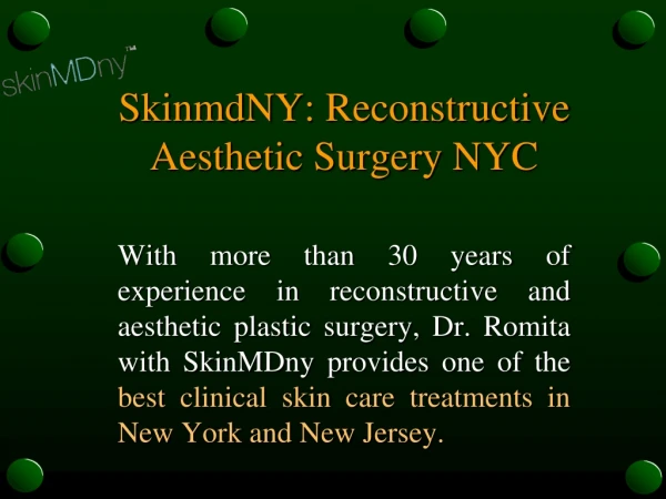 Best known affordable rhinoplasty surgeon in NYC