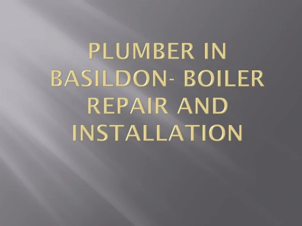 Quality Plumbing Services in Laindon