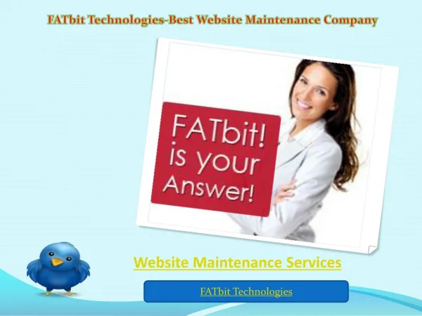Website Maintenance Services Provider-FATbit Technologies