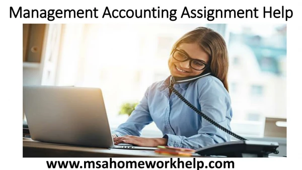Management Accounting Assignment Help