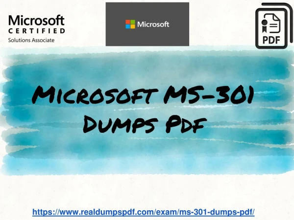 Microsoft MS-301 Dumps Pdf | Best MS-301 Exam Questions
