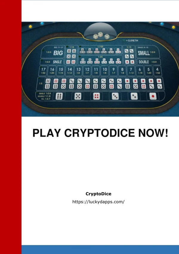Play Cryptodice Now!
