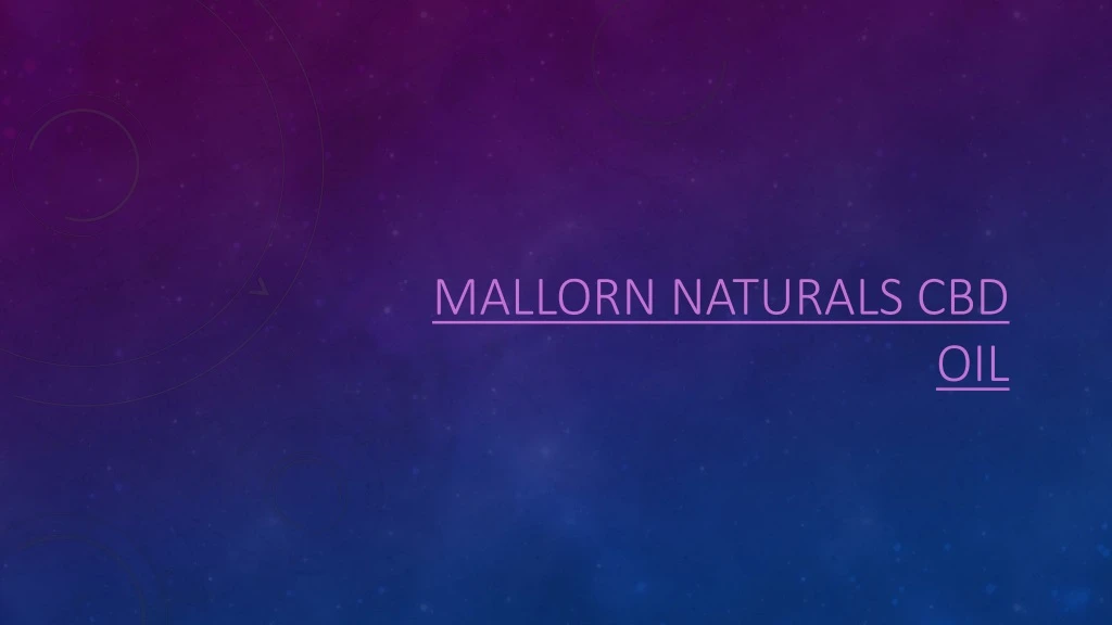 mallorn naturals cbd