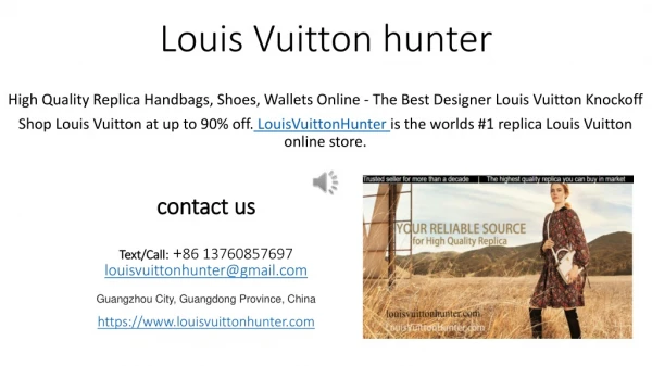 Buy High Quality Louis Vuitton Replicas - The Best Designer Louis Vuitton Knockoff Online