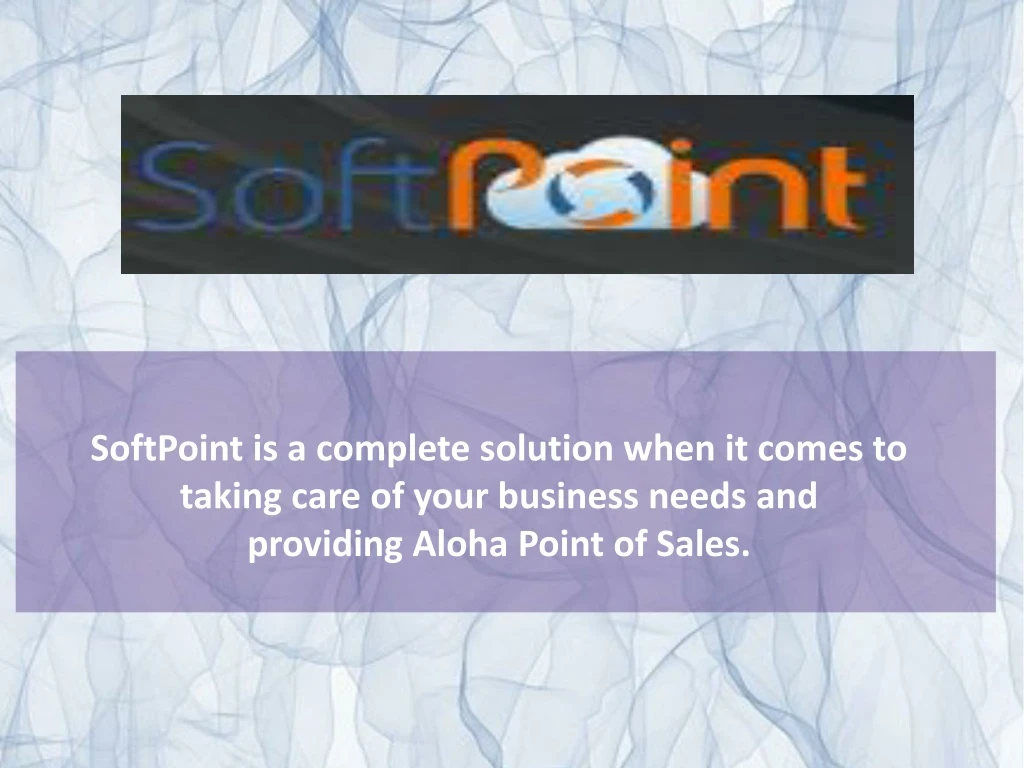 softpoint is a complete solution when it comes
