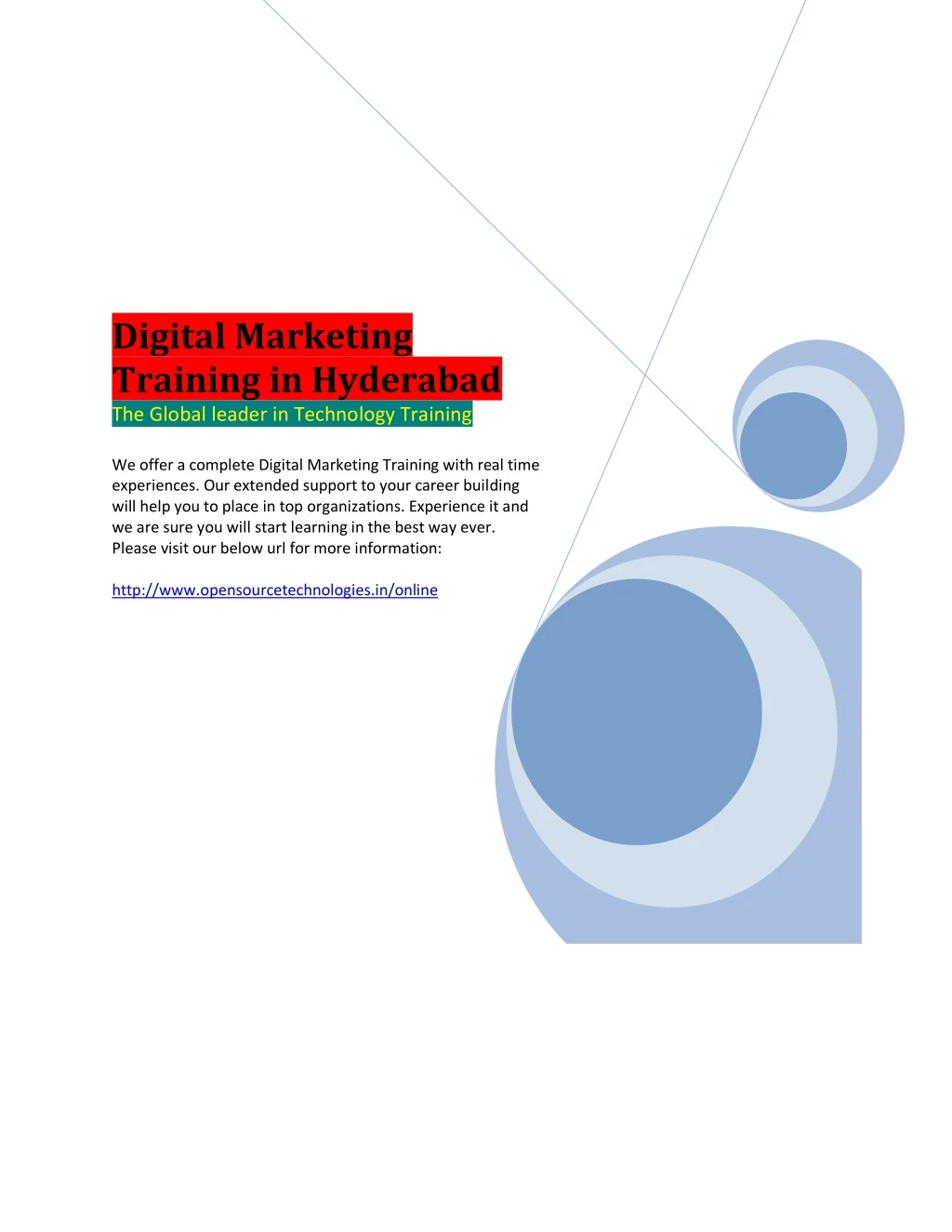 digital marketing training in hyderabad