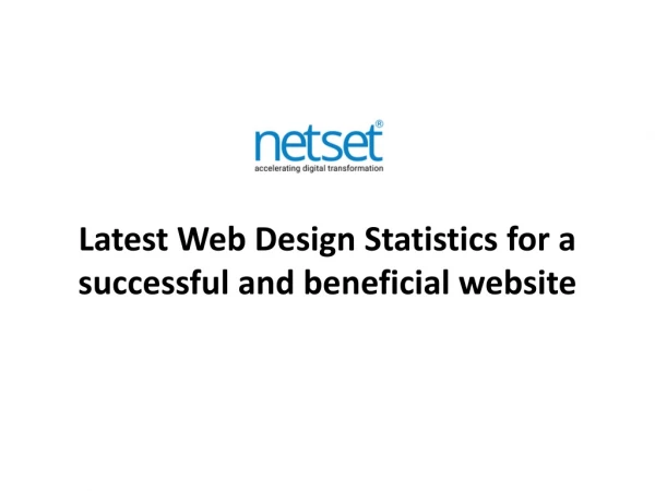 Latest Web Design Statistics for a successful and beneficial website
