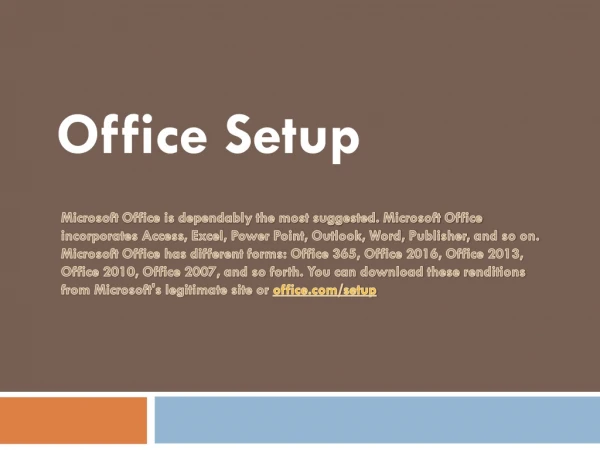 Office.com/setup – Activate Office Antivirus