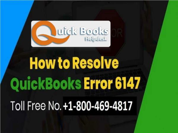 Solution QuickBooks web connector error 6147,0