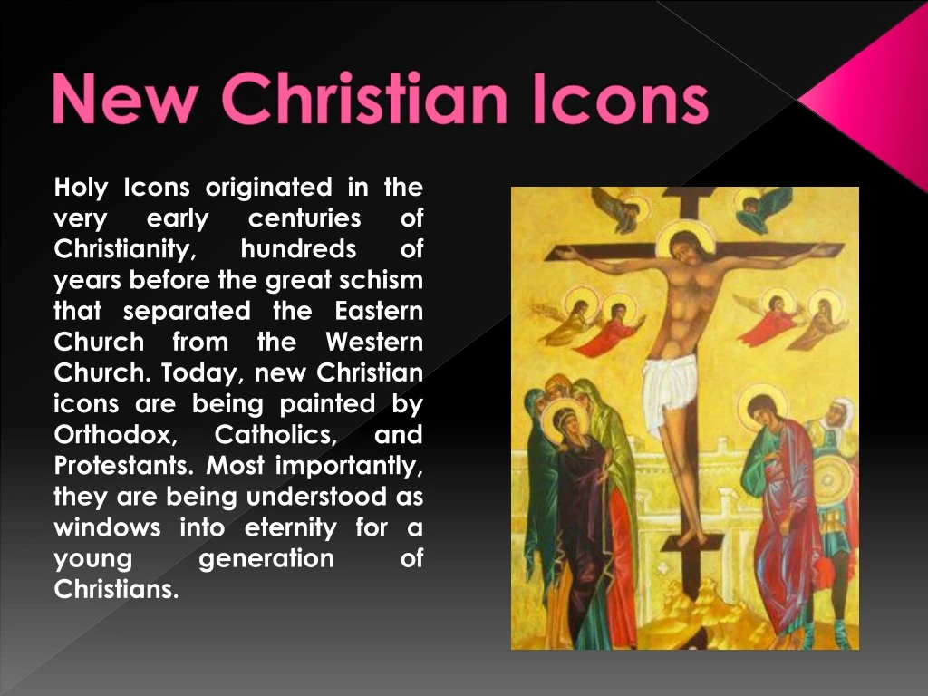 holy icons originated in the very early