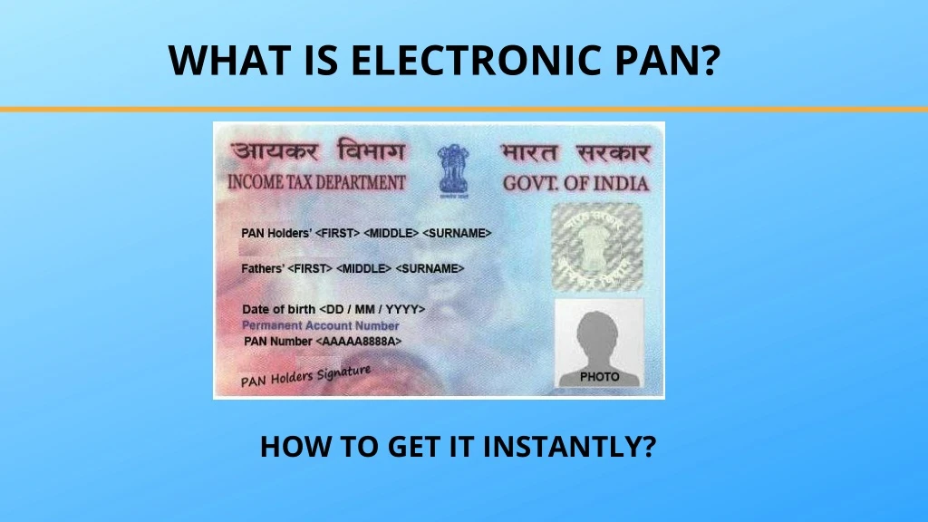 what is electronic pan