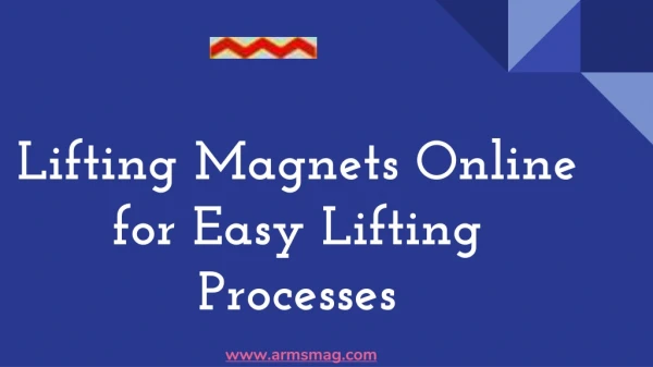 Lifting Magnets Online for Easy Lifting Processes