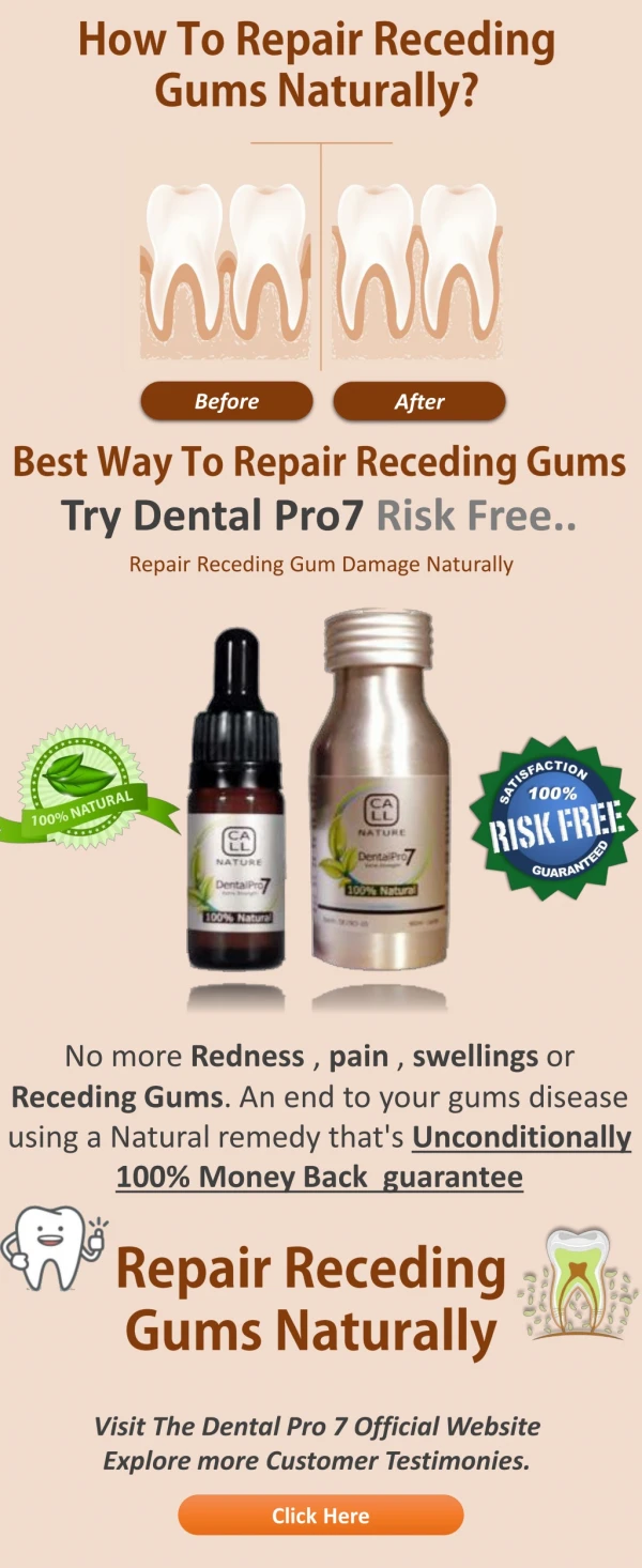 Can You Repair Receding Gums Naturally