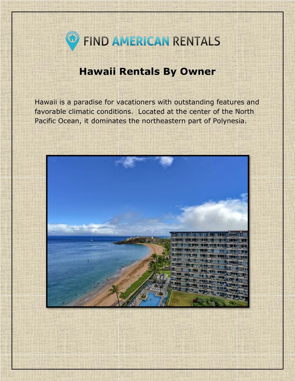 hawaii rentals by owner