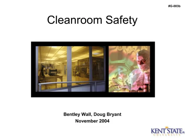 Cleanroom Safety