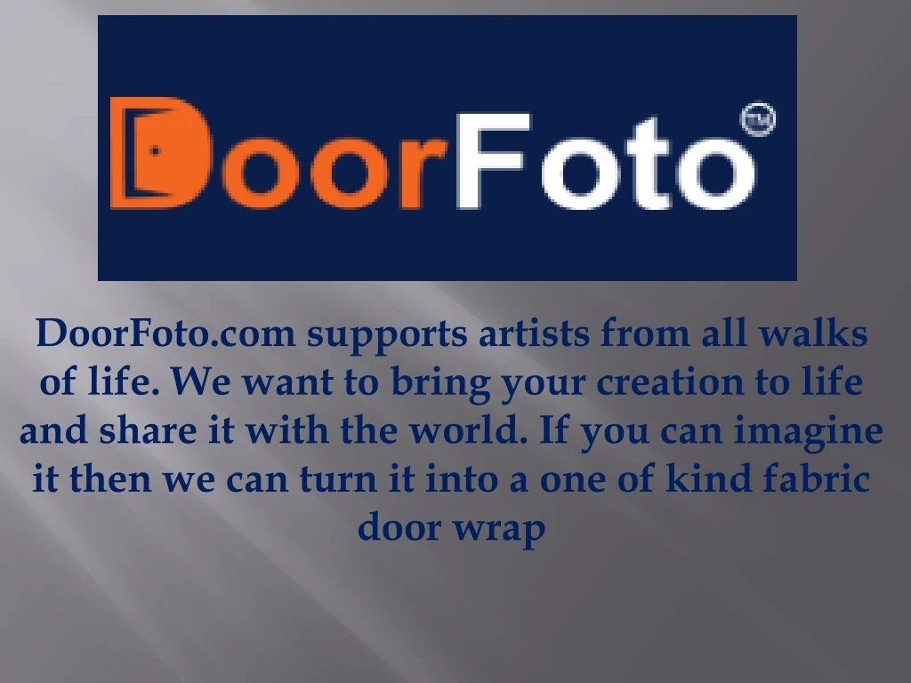 doorfoto com supports artists from all walks