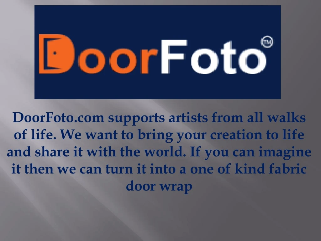 doorfoto com supports artists from all walks
