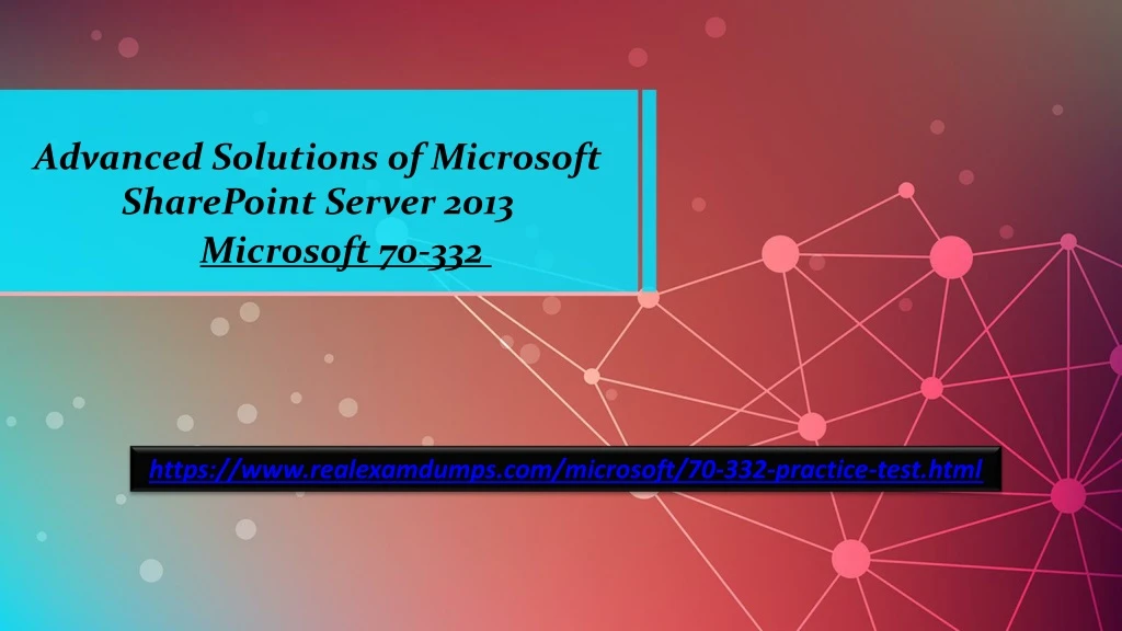 advanced solutions of microsoft sharepoint server