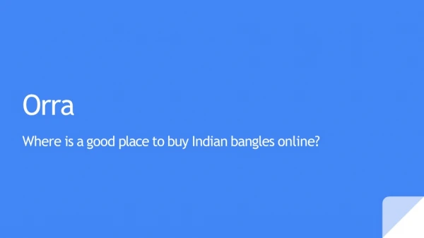 Where is a good place to buy Indian bangles online?