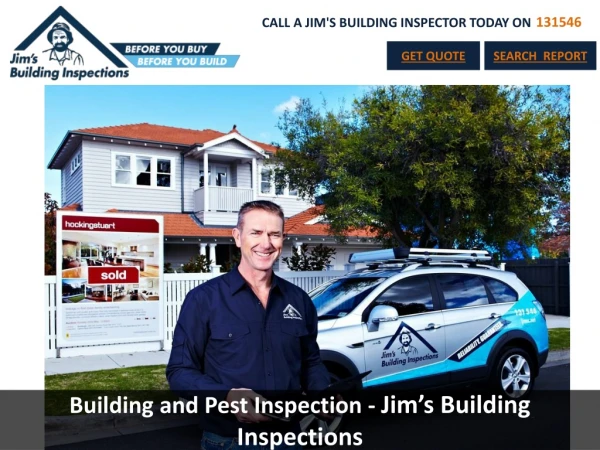 Building and Pest Inspection - Jim’s Building Inspections