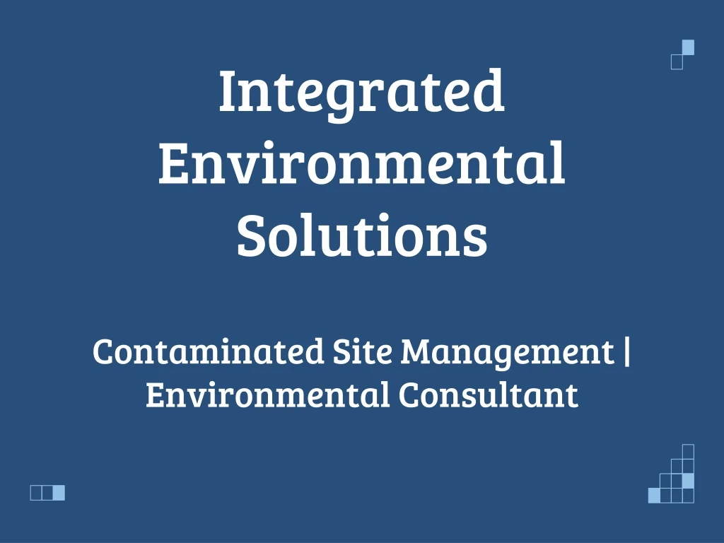 integrated environmental solutions