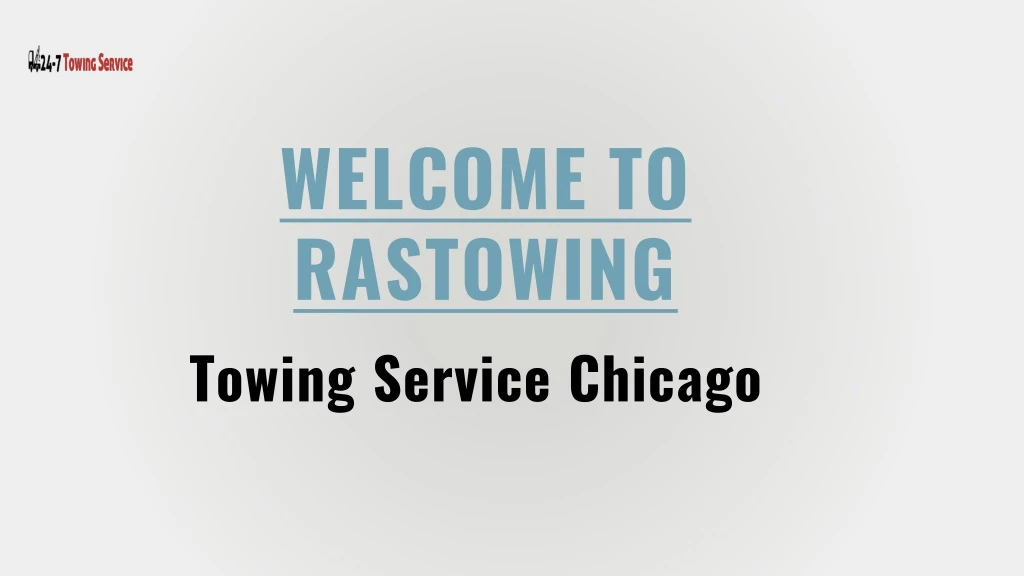 welcome to rastowing