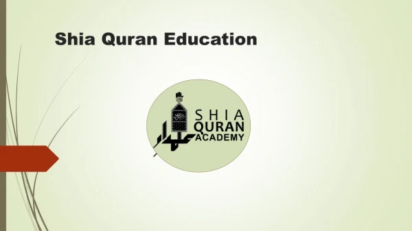 Shia Quran Education