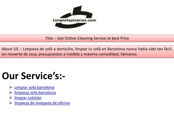 title get online cleaning service at best price