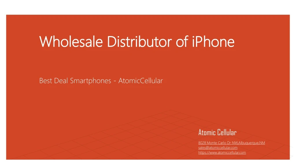 wholesale distributor of iphone