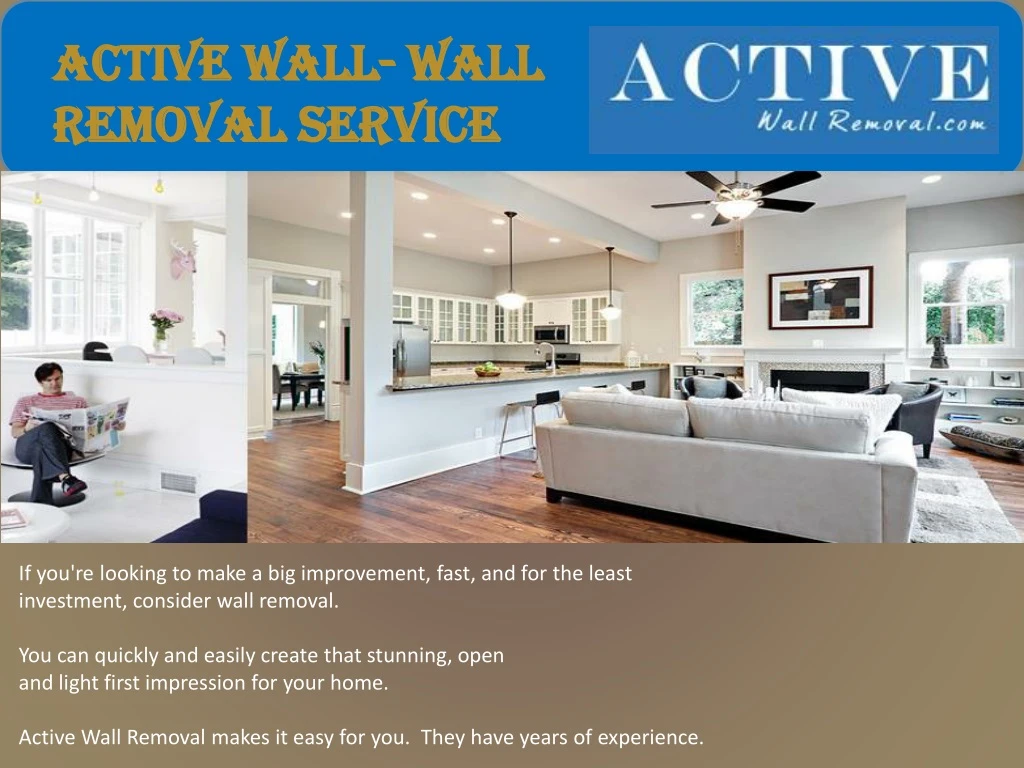 active wall wall removal service