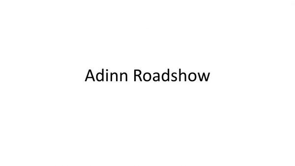 Adinnroadshows