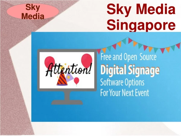 Digital signage singapore Solution
