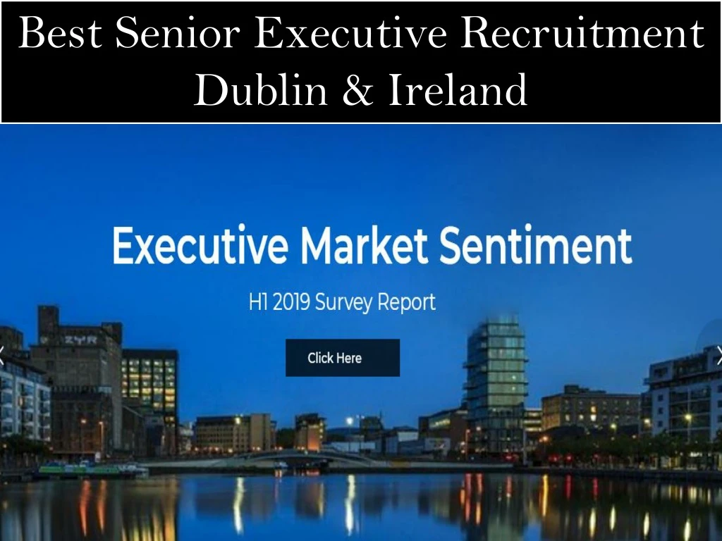best senior executive recruitment dublin ireland