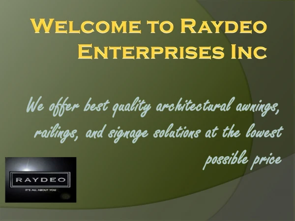Raydeo is providing best Digital Print Signage solutions