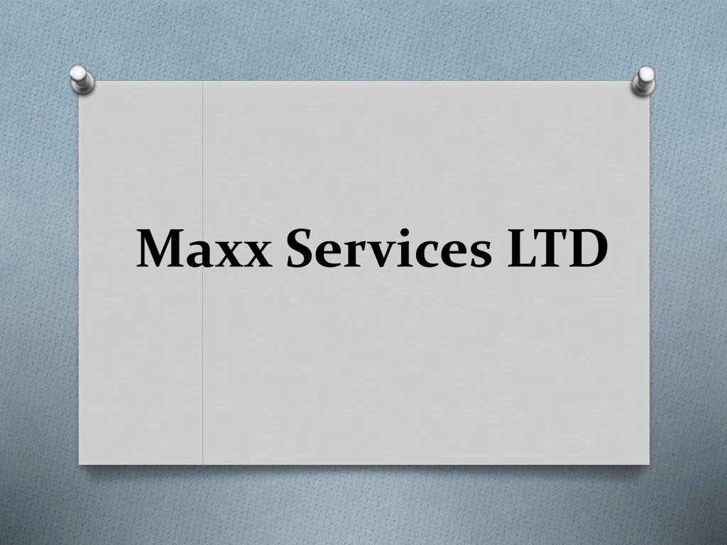 maxx services ltd
