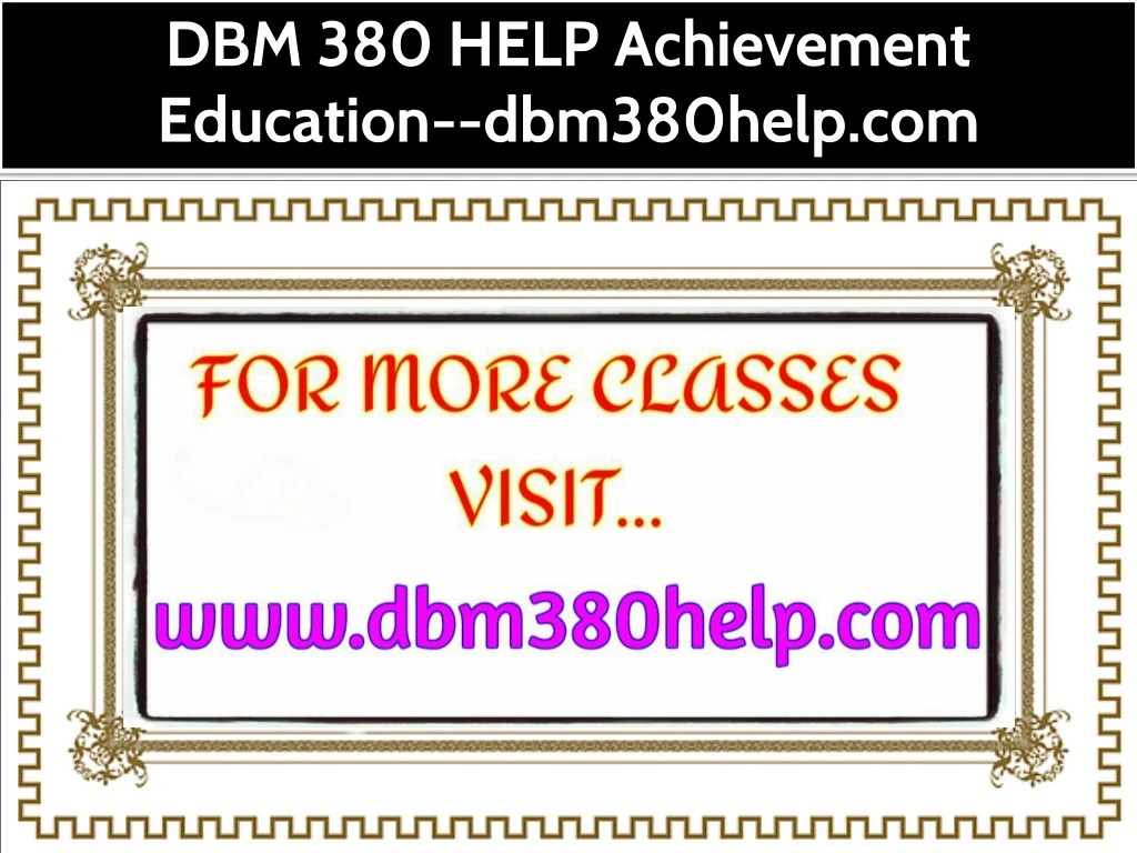 dbm 380 help achievement education dbm380help com