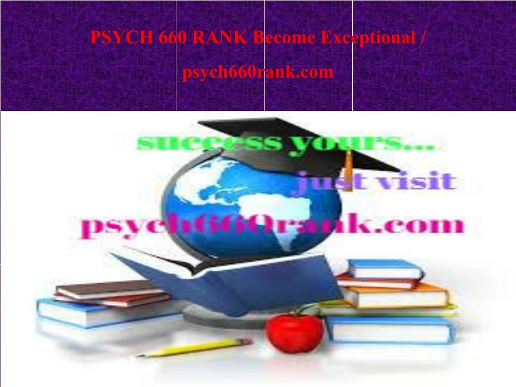 psych 660 rank become exceptional psych660rank com