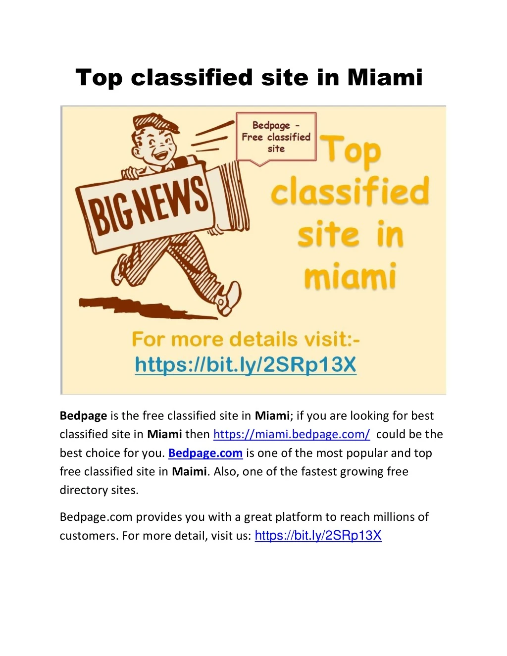 top classified site in miami