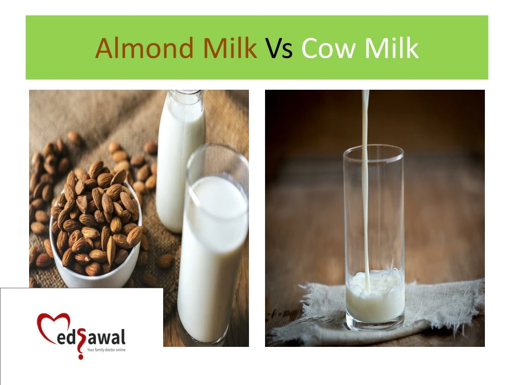 almond milk vs cow milk