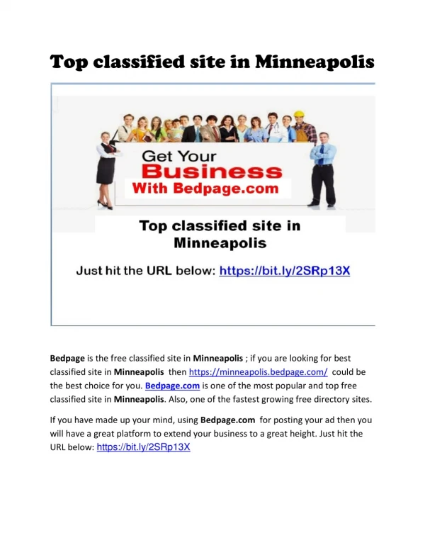 Top classified site in Minneapolis