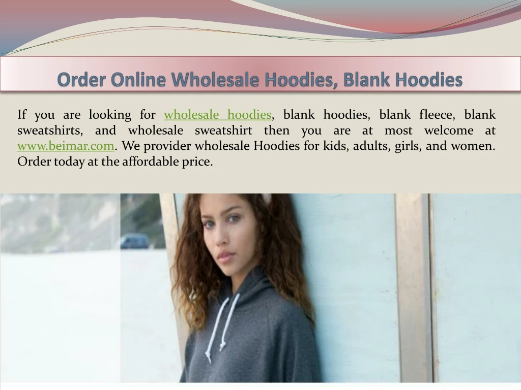 order online wholesale hoodies blank hoodies
