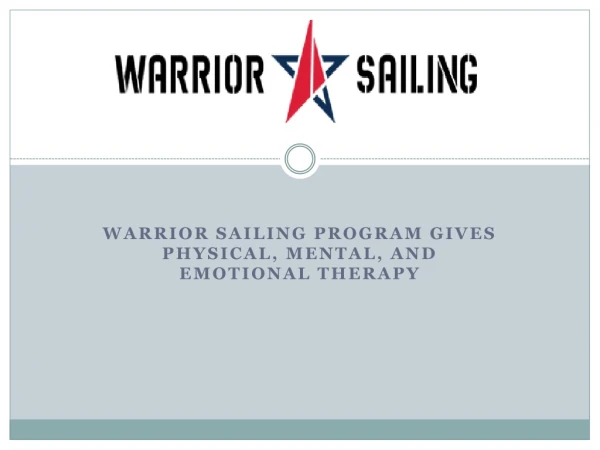 Warrior Sailing Program