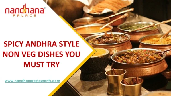 SPICY ANDHRA STYLE NON VEG DISHES YOU MUST TRY