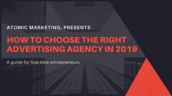 How to choose the right Advertising agency in 2019