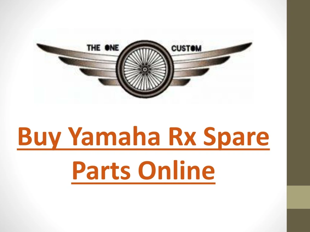 buy yamaha rx spare parts online